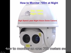 Camera hồng ngoại Ip Ptz 2 Megapixel Giám sát hồng ngoại ban đêm bằng laser