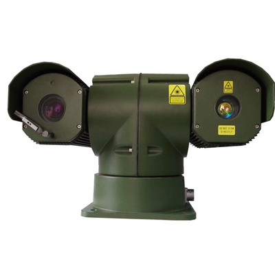 Tầm nhìn ban đêm 1080P Camera PTZ Laser 500m an ninh với nhà ở hợp kim nhôm