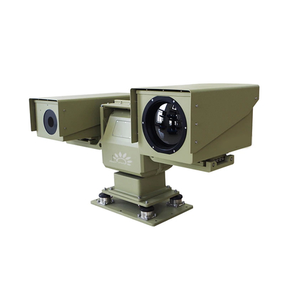 Camera chụp ảnh nhiệt hồng ngoại Ptz cấp quân sự Cảm biến kép với tốc độ khung hình 9 Hz