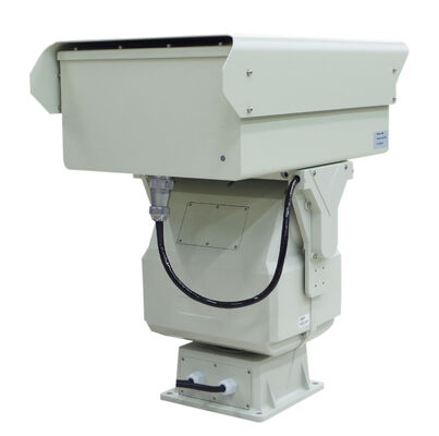 Máy ảnh nhiệt PTZ máy ảnh nhiệt cảm biến kép đường dài báo động phát hiện chuyển động cho giám sát an ninh chu vi