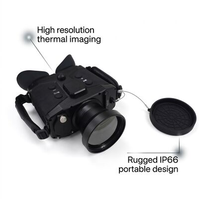 Binocular Thermal Imaging Camera 640×512, IP67 Waterproof Thermal Imaging Binoculars with WiFi