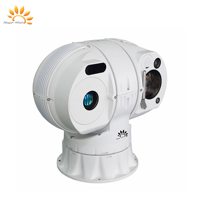 640 X 512 Máy ảnh bảo mật nhiệt lấy nét động cơ với phạm vi phát hiện lên đến 5km