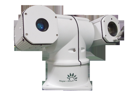 Xe gắn máy ảnh PTZ Laser tầm xa 30 zoom quang học cho cảnh sát tuần tra