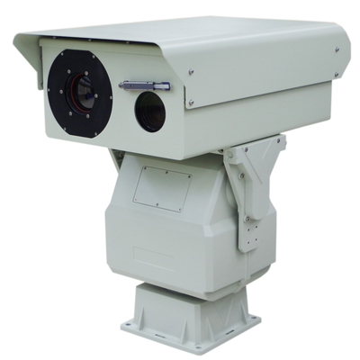 Máy ảnh nhiệt PTZ máy ảnh nhiệt cảm biến kép đường dài báo động phát hiện chuyển động cho giám sát an ninh chu vi