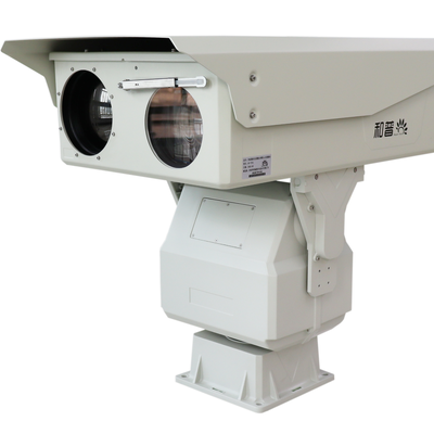 Máy ảnh nhiệt cảm biến kép đường dài PTZ Máy ảnh hình ảnh nhiệt